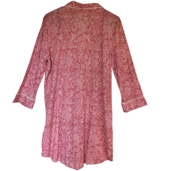 NWT Ralph Lauren Pink Paisley Jersey Pajama Dress Preppy Trad Wife - Picture 5 of 10